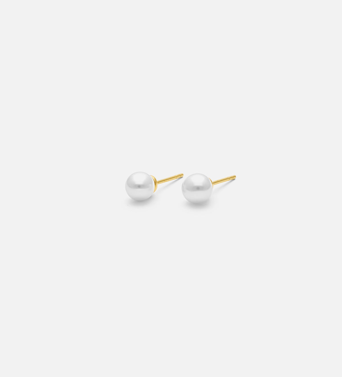 Pearl Studs in 18k Gold Plating on 925 Silver - Ash & Harry