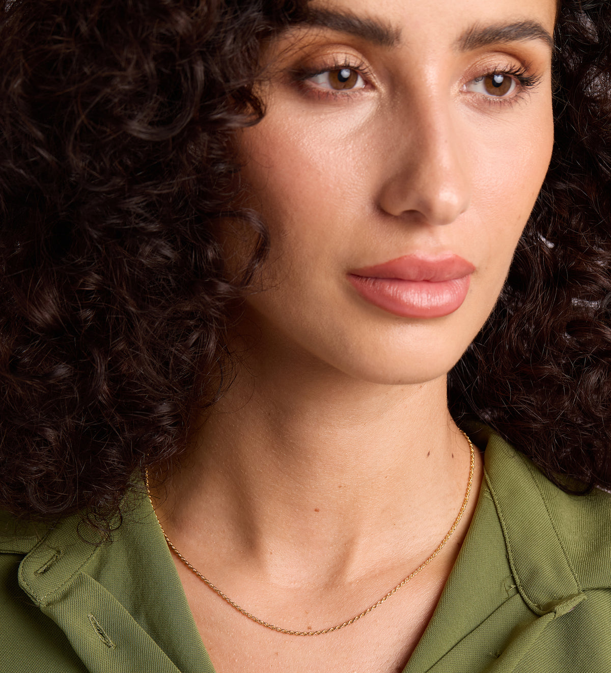 Rope Chain Necklace in 18k Gold Plating on 925 Silver - Ash & Harry