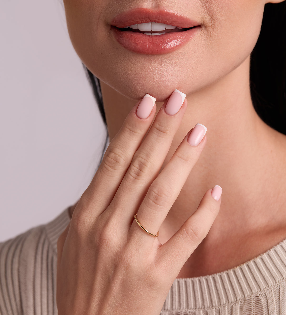 Thin Stacker Ring in 18k Gold Plating on 925 Silver - Ash & Harry