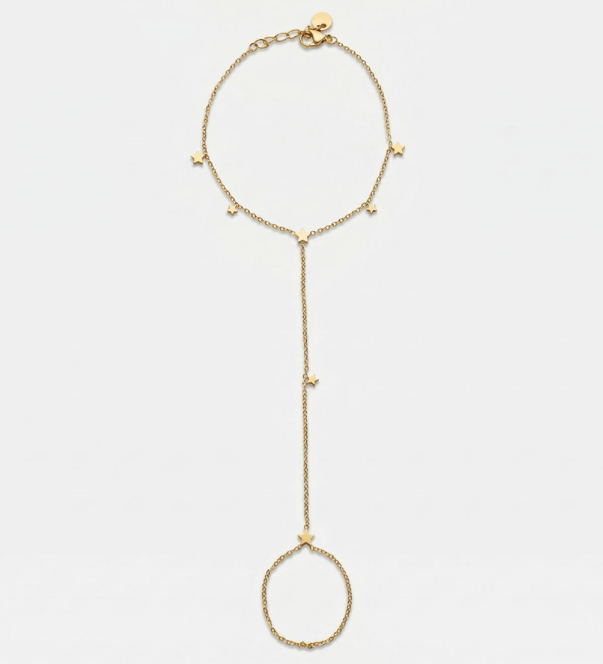 Celeste Starline Hand Chain in Gold - Ash & Harry