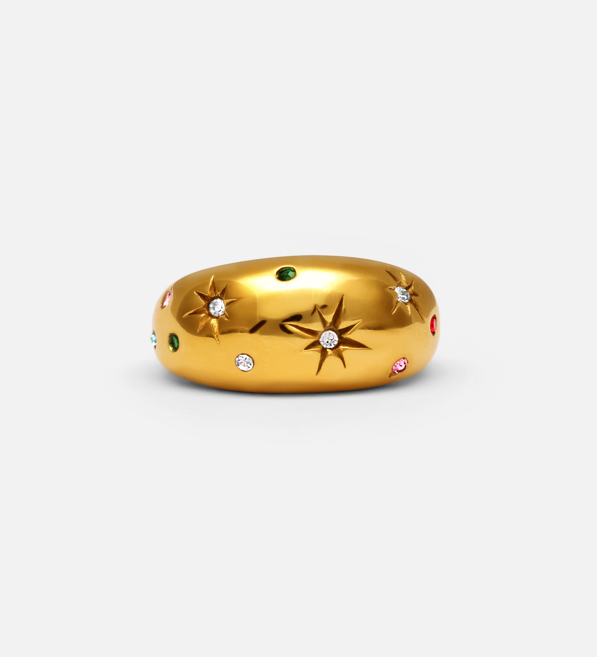 Celestial Starburst Dome Ring - Ash & Harry