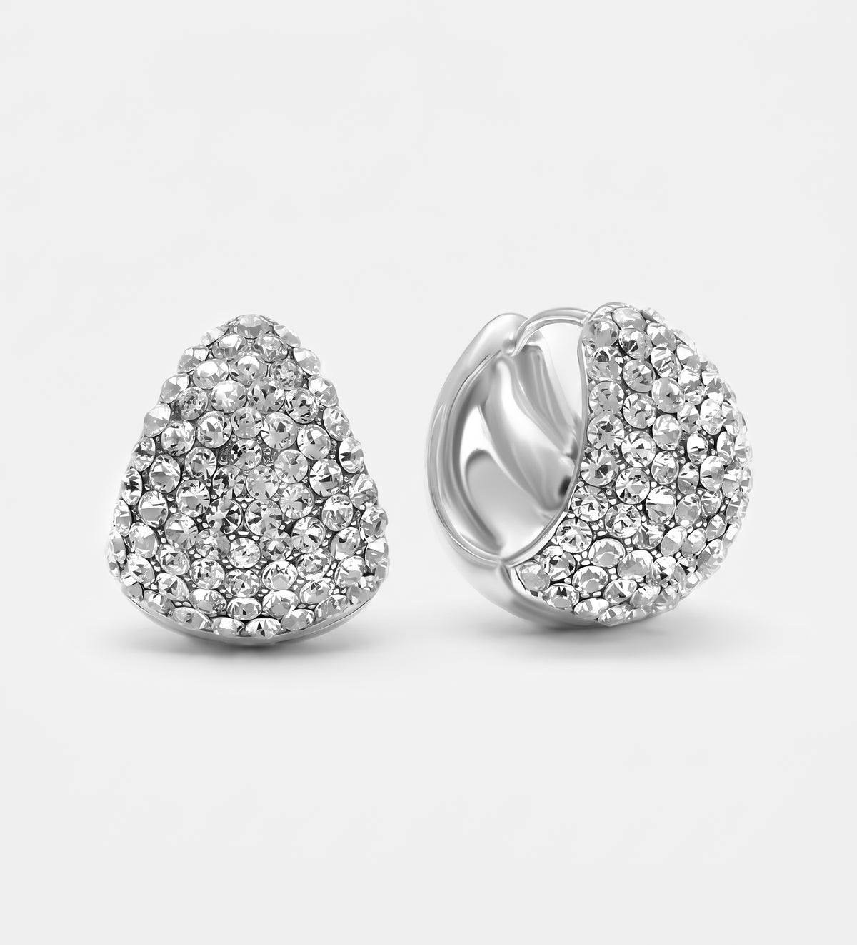 Disco Ball Earrings With High Quality Simulated Diamonds - Ash & Harry