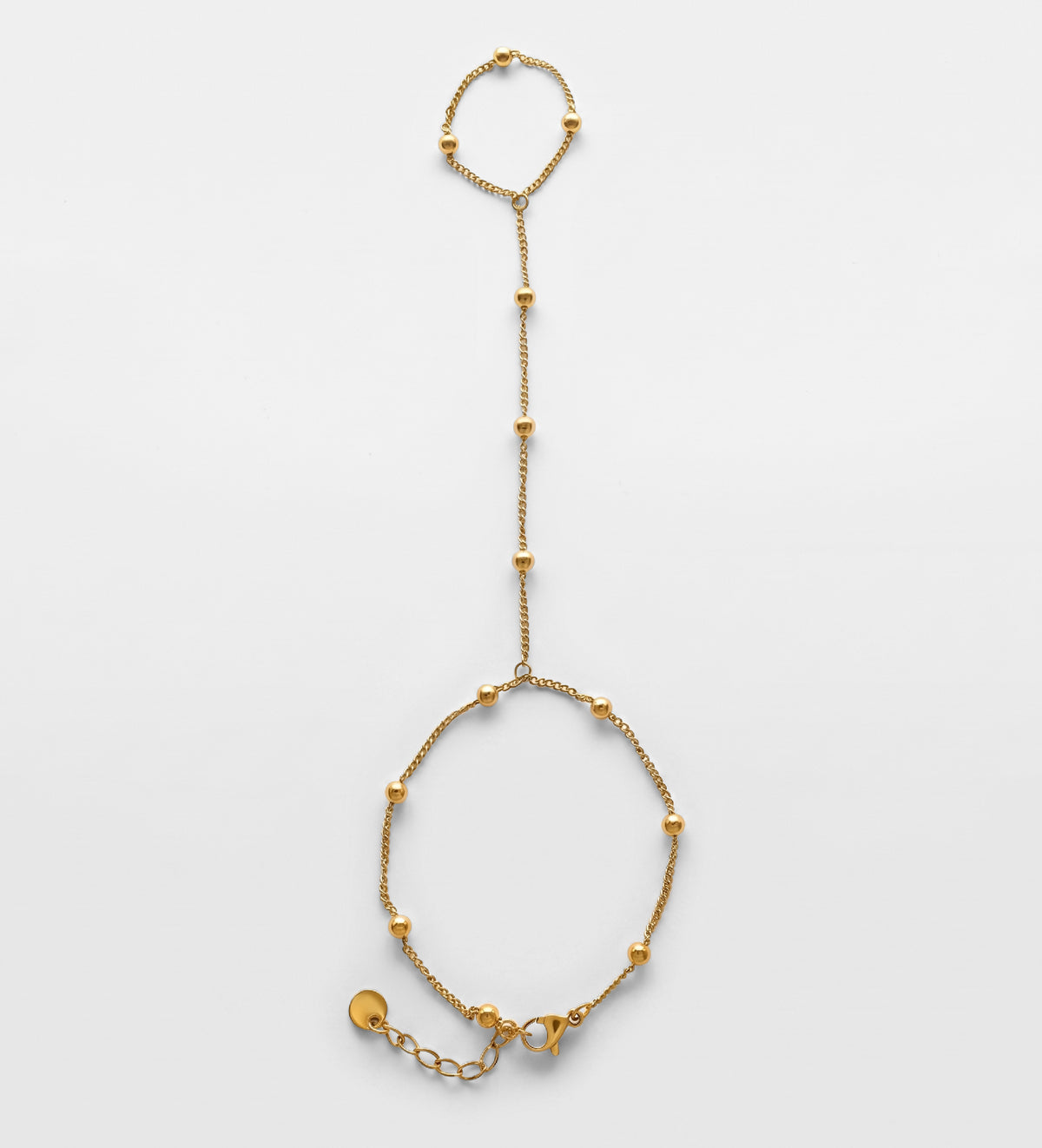 Golden Orb Hand Chain - Ash & Harry