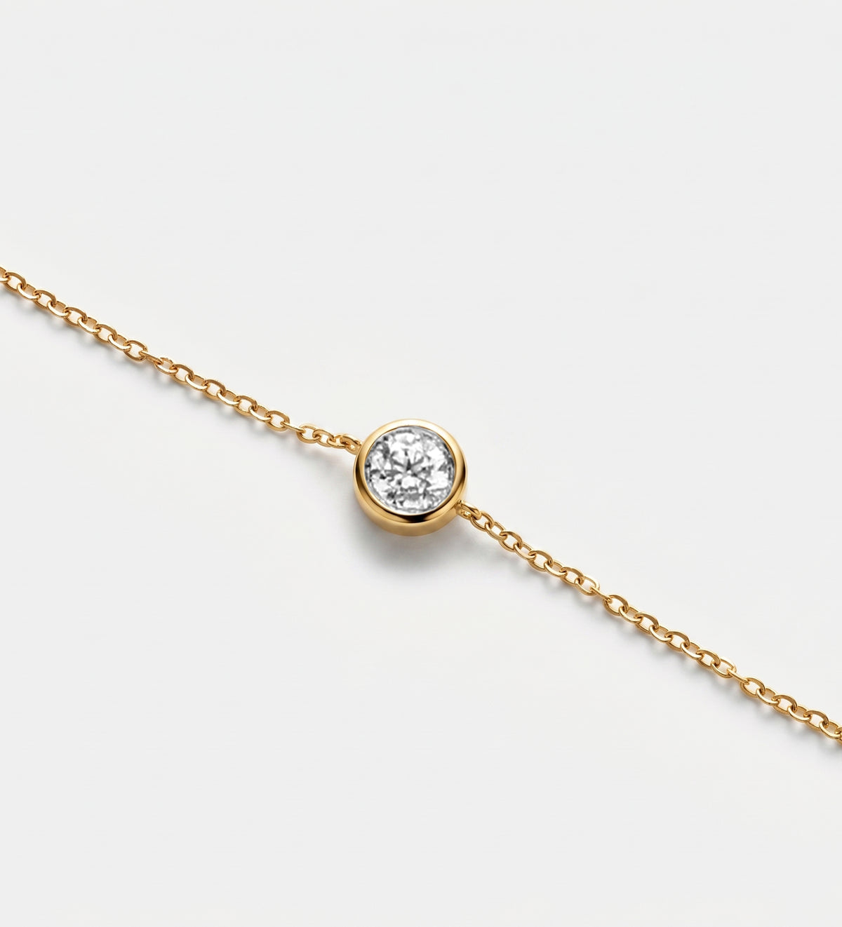 Lumi Dot Hand Chain Gold With High Quality Simulated Diamonds - Ash & Harry