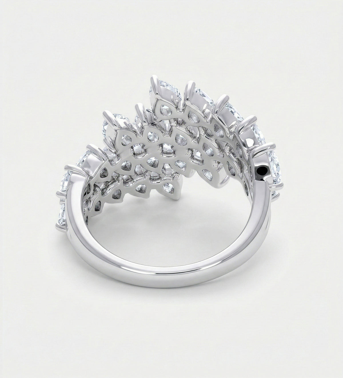 Marquise Bloom Ring In 925 Silver High Quality Simulated Diamonds - Ash & Harry