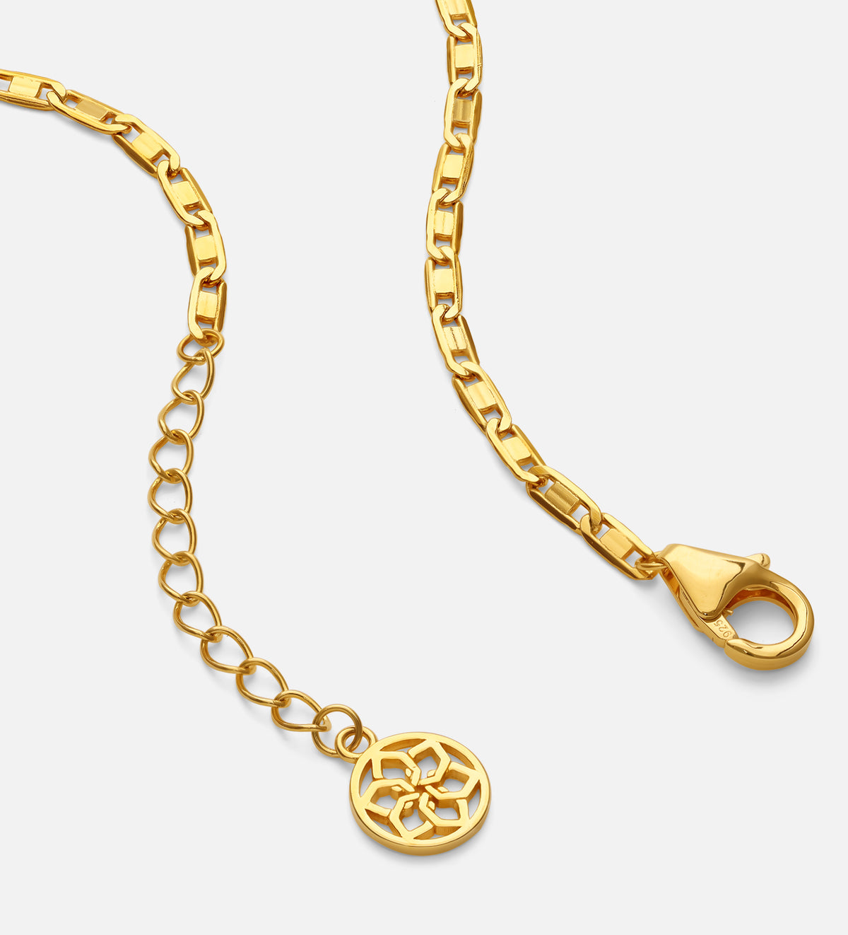 Anchor Chain Bracelet in 18k Gold Plating on 925 Silver - Ash & Harry