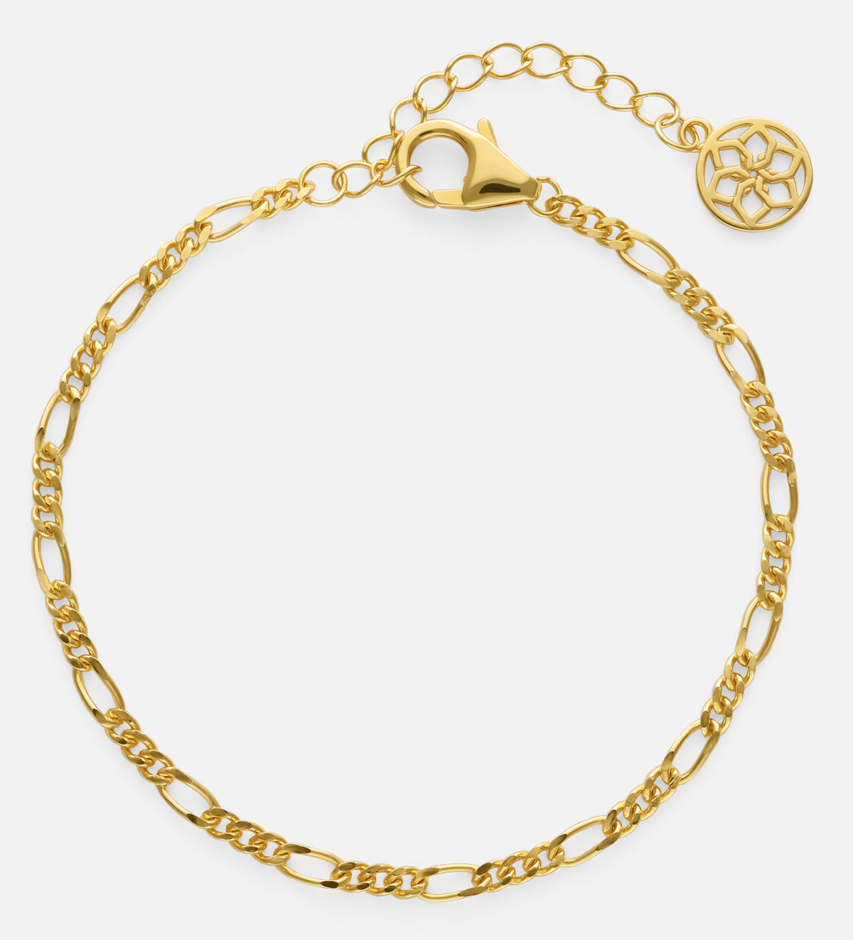 Figaro Bracelet in 18k Gold Plating on 925 Silver - Ash & Harry