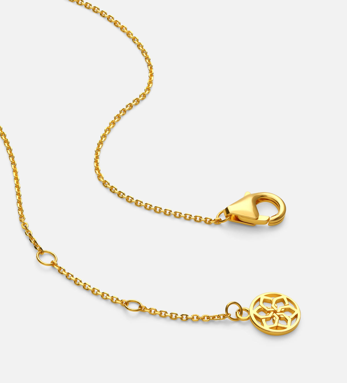 Pave Spade Necklace in 18k Gold Plating on 925 Silver - Ash & Harry