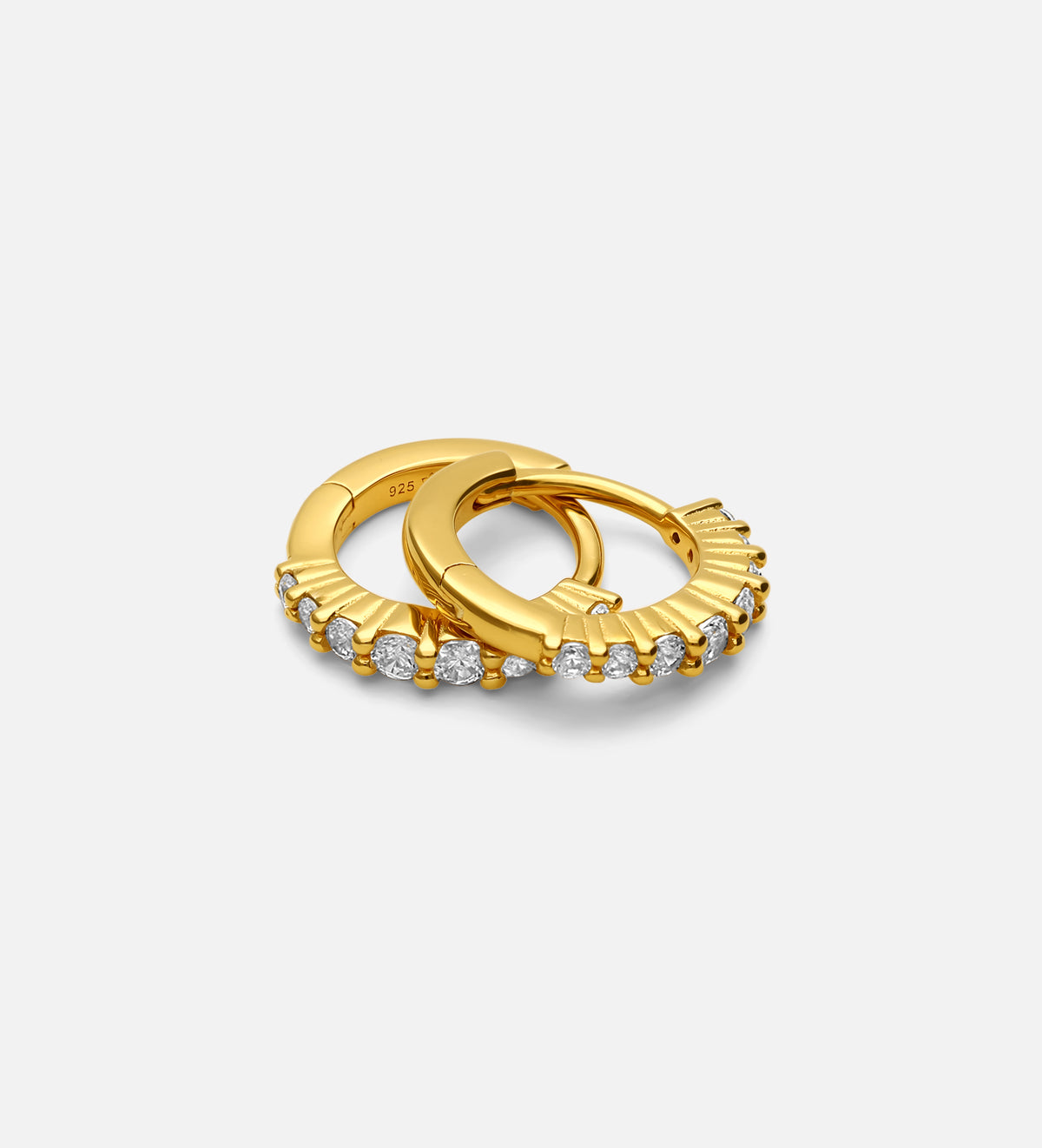 Stella Huggies in 18k Gold Plating on 925 Silver - Ash & Harry
