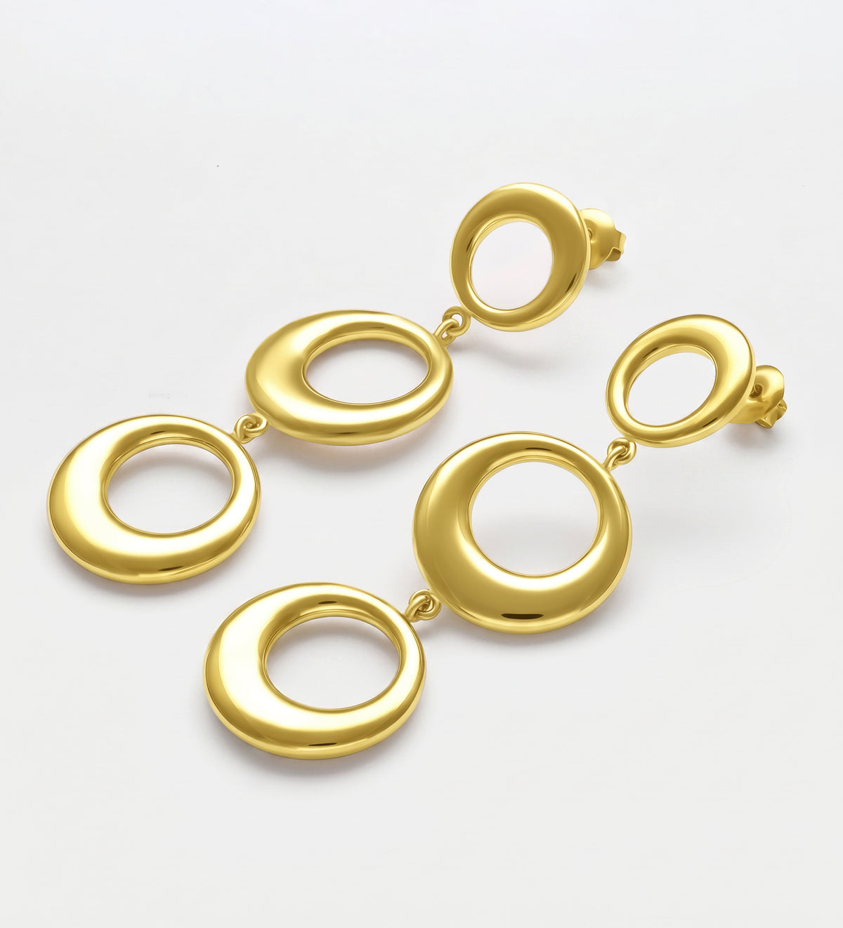 Orbit Energy Drop Earrings in Gold - Ash & Harry