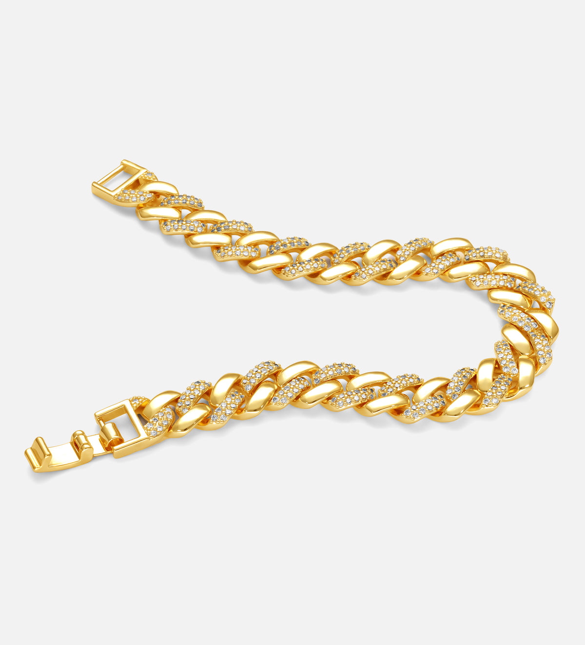 Radiant Cuban Link Diamond Bracelet - Ash & Harry