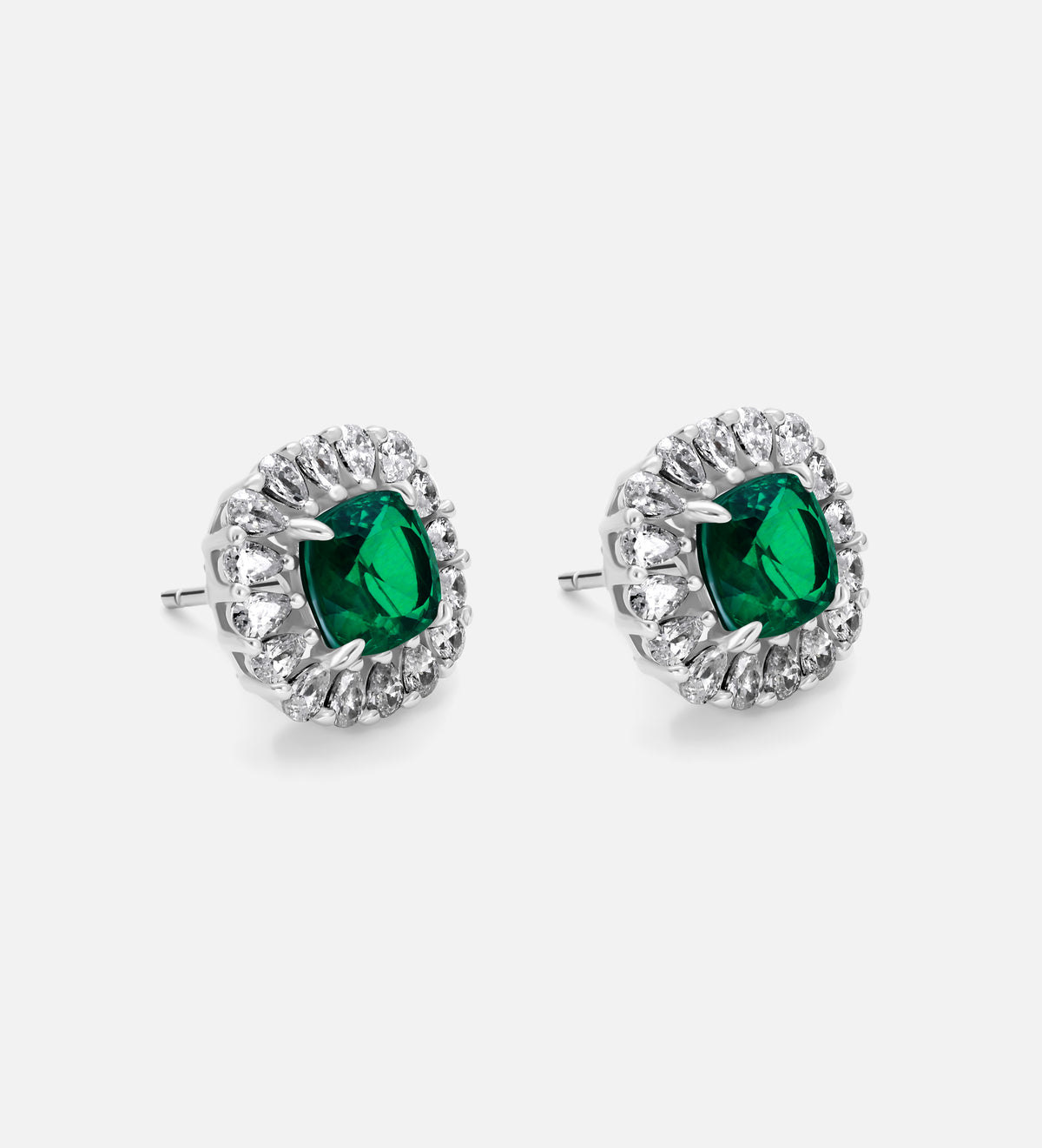 Timeless Emerald Garland Full Set in Silver - 3 Items - Ash & Harry