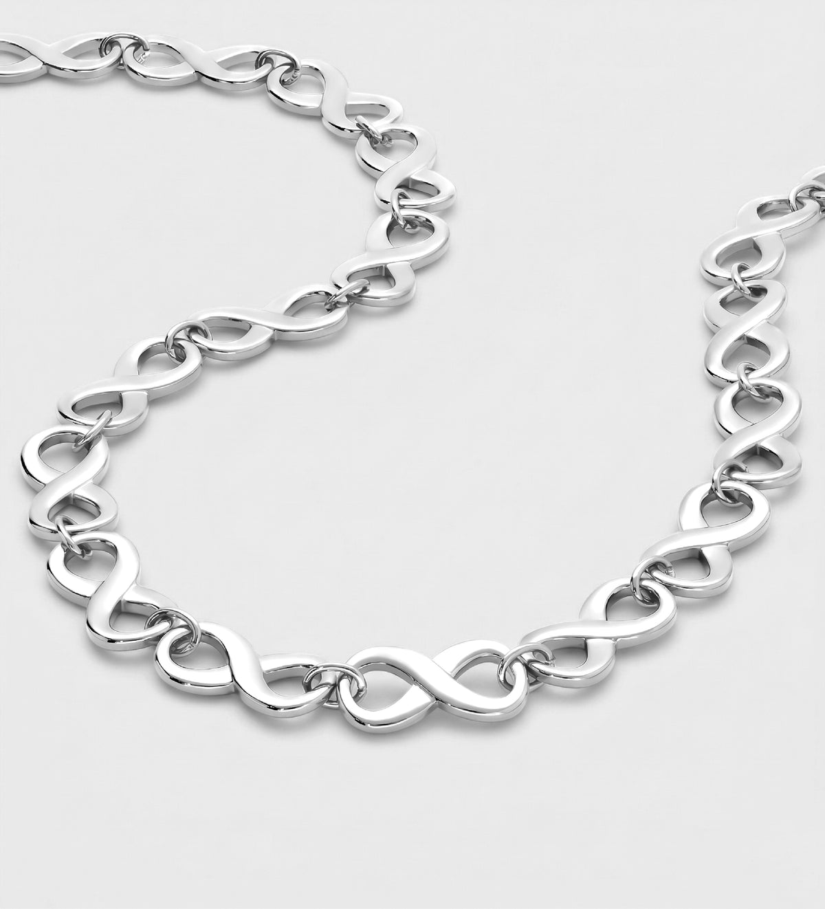 Twistfinity Necklace in Silver - Ash & Harry