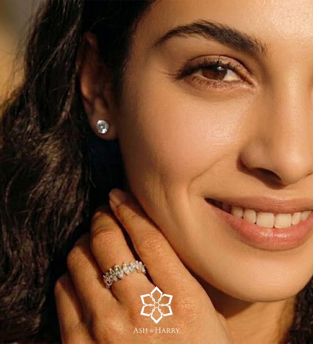 Verona Marquise Ring in 925 Silver with High - Quality White Simulated Diamonds - Ash & Harry