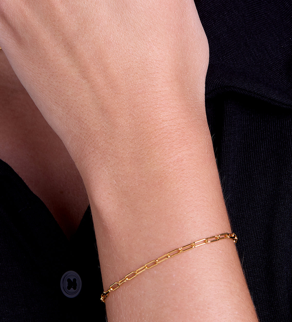 Paperclip Bracelet in 18k Gold Plating on 925 Silver - Ash & Harry