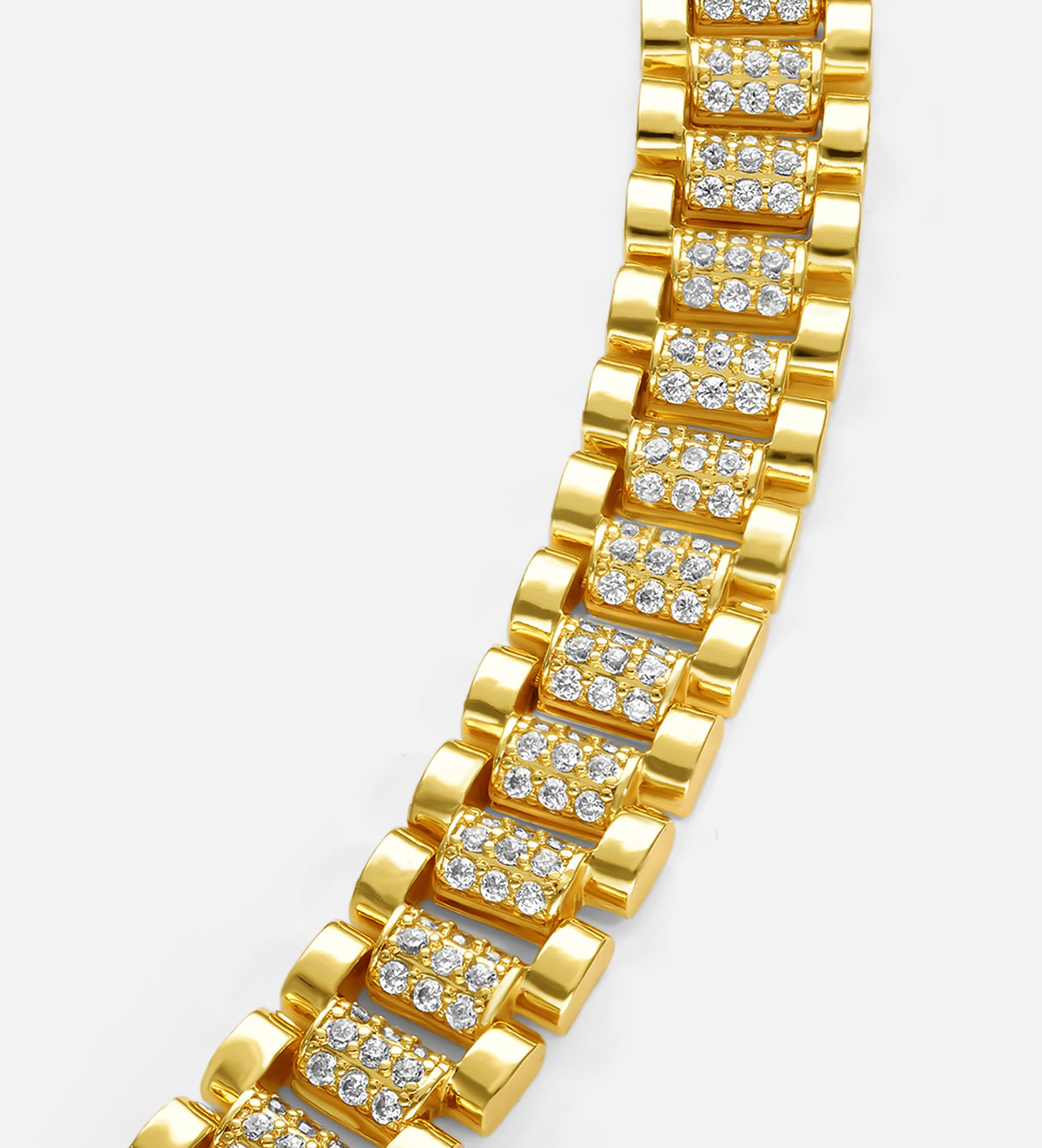 Watch Band Pave Link Bracelet - Ash & Harry