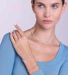 Rope Bracelet in Rhodium Plating on 925 Silver - Ash & Harry