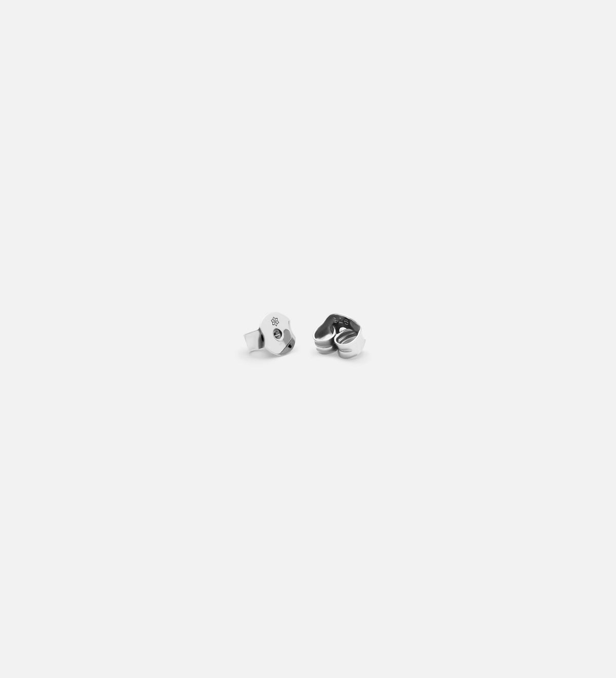 Three Leaf Clover Earrings in Rhodium Plating on 925 Silver - Ash & Harry