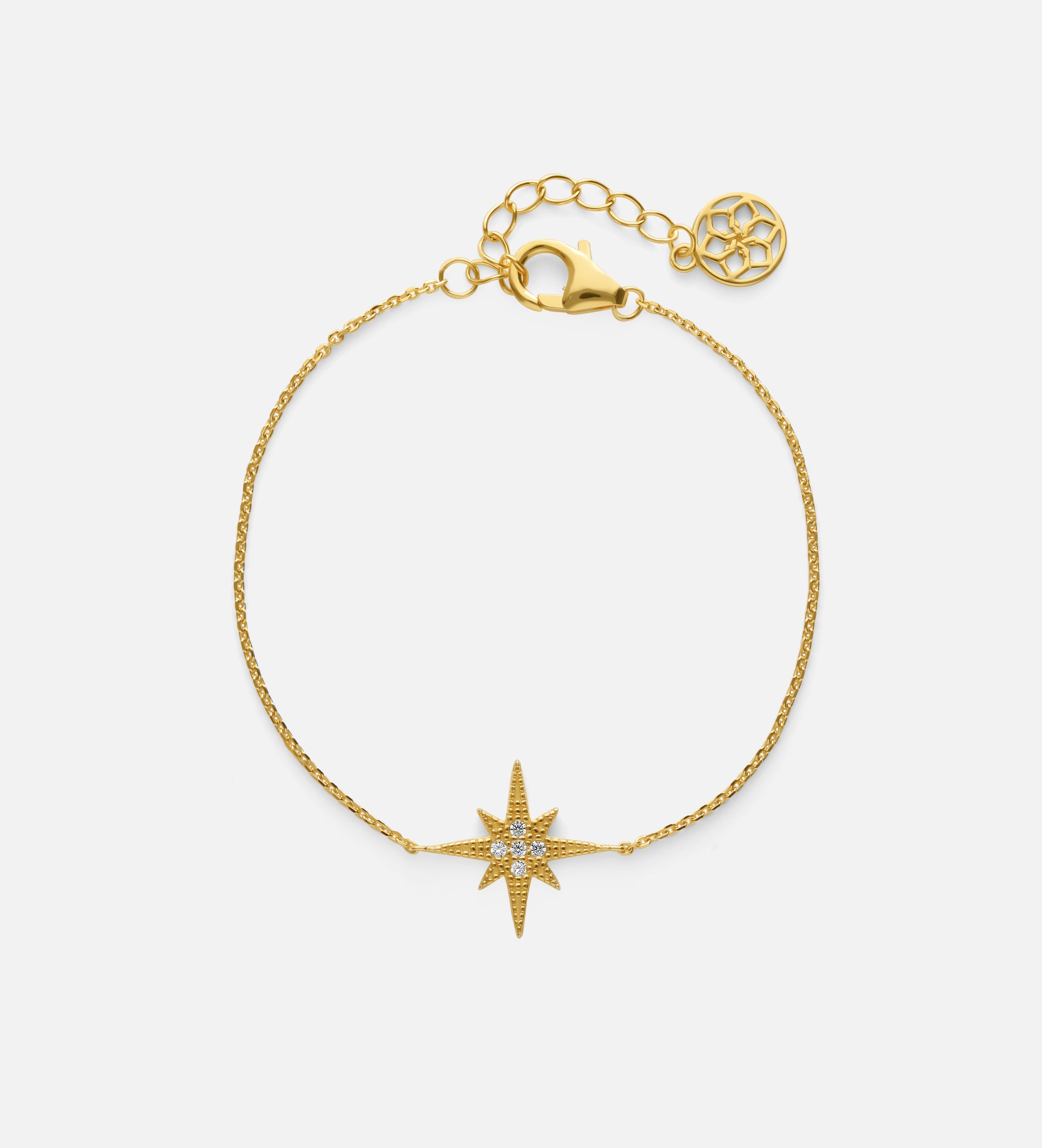 Starburst Bracelet in 18k Gold Plating on 925 Silver - Ash & Harry