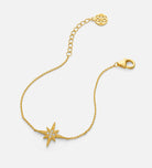 Starburst Bracelet in 18k Gold Plating on 925 Silver - Ash & Harry