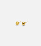Bold Ball Studs in 18k Gold Plating on 925 Silver - Ash & Harry