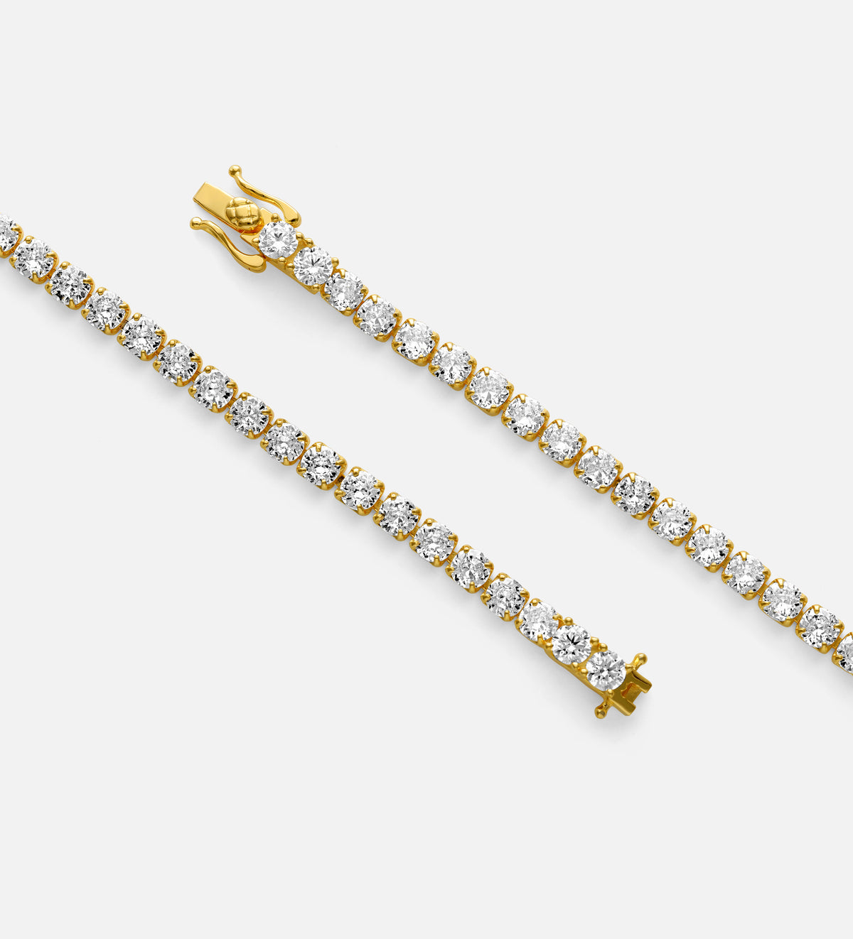 Tennis Bracelet in 18k Gold Plating on 925 Silver - Ash & Harry