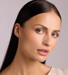 Stella Studs in Rhodium Plating on 925 Silver - Ash & Harry
