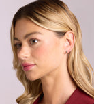 Bold Ball Studs in Rhodium Plating on 925 Silver - Ash & Harry