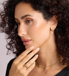 Classic Huggie Hoops in 18k Gold Plating on 925 Silver - Ash & Harry