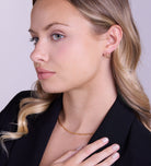 Spiral Hoops in 18k Gold Plating on 925 Silver - Ash & Harry