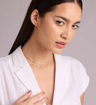 Pave Spade Necklace in 18k Gold Plating on 925 Silver - Ash & Harry