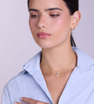 Pave Butterfly Necklace in 18k Gold Plating on 925 Silver - Ash & Harry