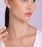 Triple Ring Necklace in Rhodium Plating on 925 Silver - Ash & Harry