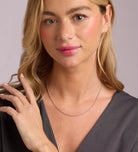 Rope Chain Necklace in Rhodium Plating on 925 Silver - Ash & Harry