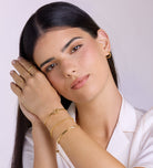 Knot Cuff Bracelet in 18k Gold Plating on 925 Silver - Ash & Harry