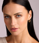 Double Huggie Earrings in 18k Gold Plating on 925 Silver - Ash & Harry