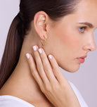 Thin Large Hoops in 18k Gold Plating on 925 Silver - Ash & Harry