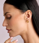 Bold Huggie Hoops in 18k Gold Plating on 925 Silver - Ash & Harry