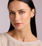 Tube Huggie Hoops in 18k Gold Plating on 925 Silver - Ash & Harry