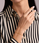 Dotted Chain Bracelet in 18k Gold Plating on 925 Silver - Ash & Harry