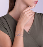 Anchor Chain Bracelet in Rhodium Plating on 925 Silver - Ash & Harry