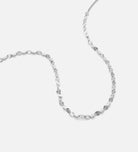 Flutter Chain Choker in Rhodium Plating on 925 Silver - Ash & Harry