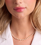 Pearl Beaded Necklace in 18k Gold Plating on 925 Silver - Ash & Harry
