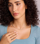 Tennis Necklace in 18k Gold Plating on 925 Silver - Ash & Harry