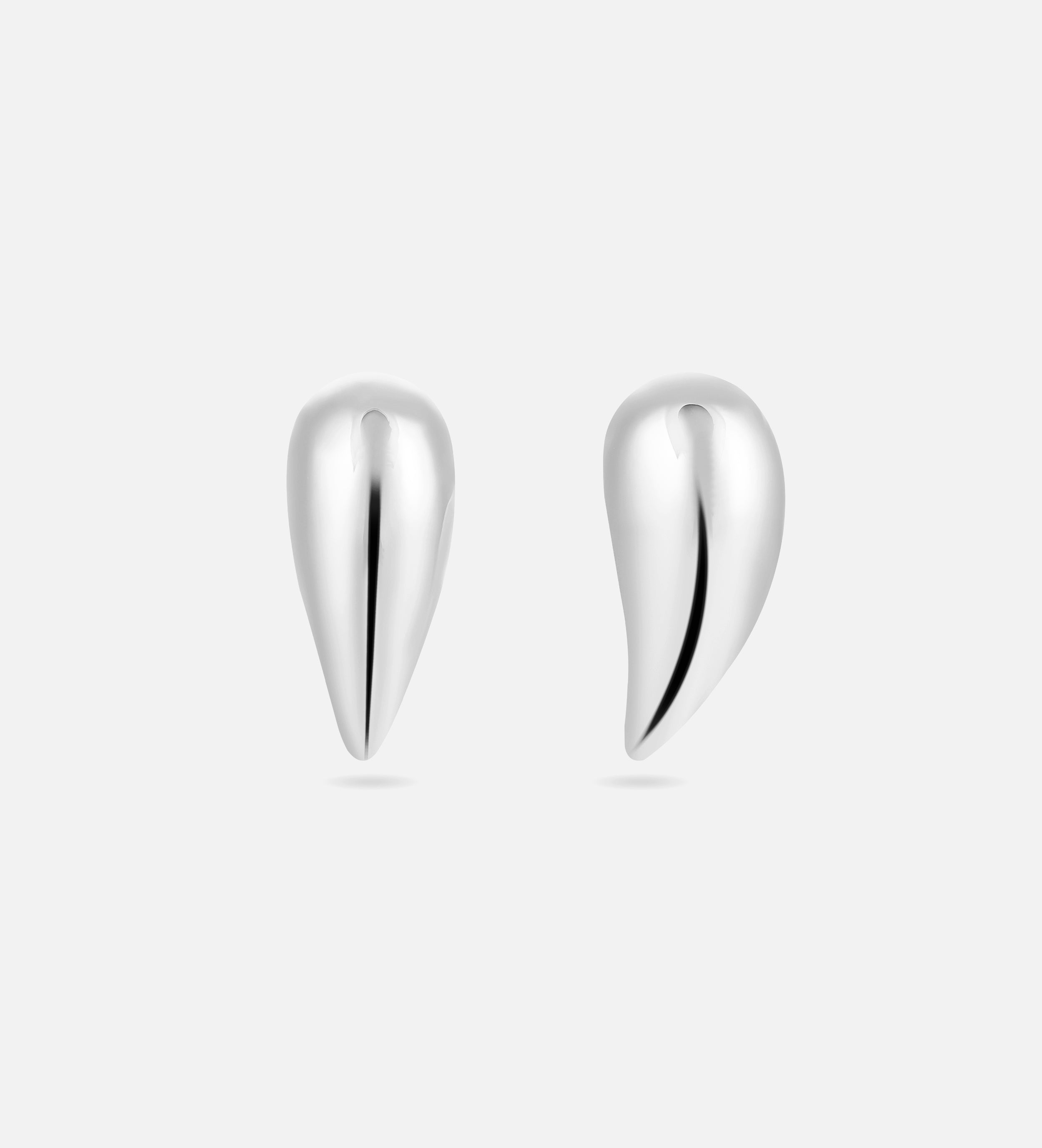 Drop Earrings in Rhodium Plating on 925 Silver - Ash & Harry