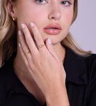 Paperclip Ring in 18k Gold Plating on 925 Silver - Ash & Harry