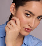 Luna Stacker Ring in 18k Gold Plating on 925 Silver - Ash & Harry