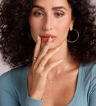 Pearl Stacker Ring in Rhodium Plating on 925 Silver - Ash & Harry