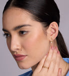 Double Band Starburst Ring in 18k Gold Plating on 925 Silver - Ash & Harry