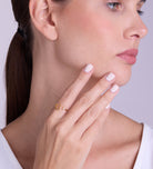 Heart to Heart Ring in 18k Gold Plating on 925 Silver - Ash & Harry